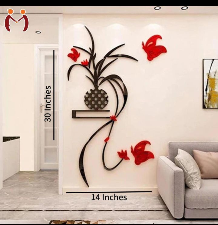3D Wooden Wall Art Butterfly Home Decor
