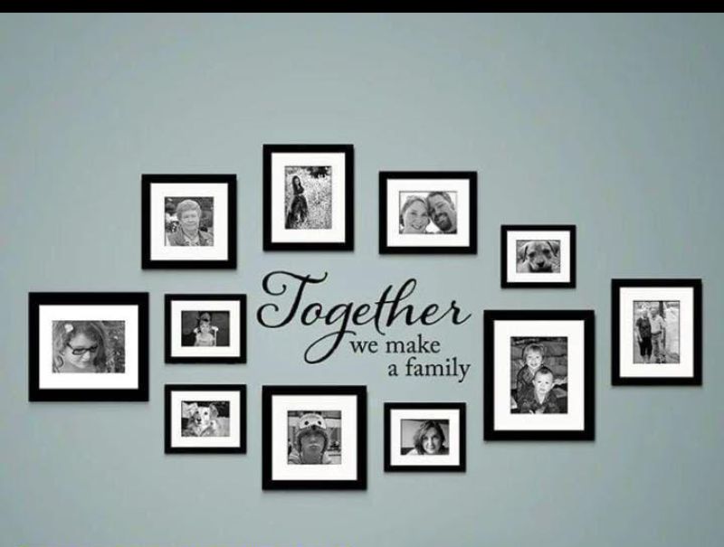 Modern Black Frame Wall Art Set - Multi-Photo Wall Gallery Decor