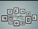 Modern Black Frame Wall Art Set - Multi-Photo Wall Gallery Decor